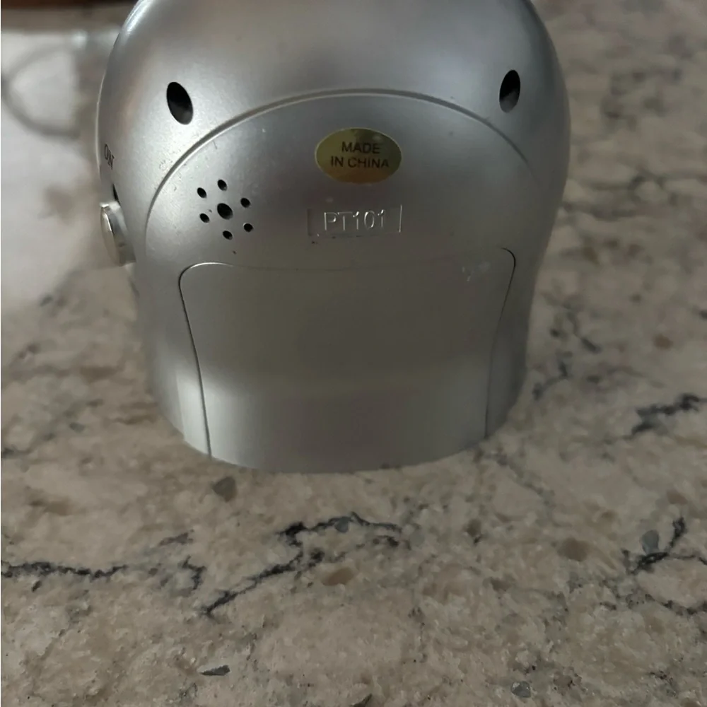 Silver Quartz Analog Alarm Clock Heavy Duty